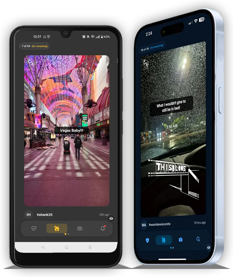LiveFromWisco app preview on Android and iPhone